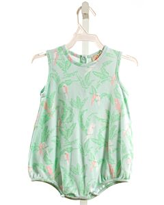 THE BEAUFORT BONNET COMPANY  GREEN KNIT FLORAL  BUBBLE