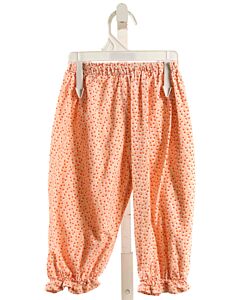LITTLE LAUNDRY  ORANGE  FLORAL  PANTS