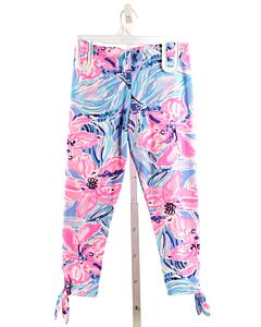 LILLY PULITZER  PINK KNIT FLORAL  LEGGINGS