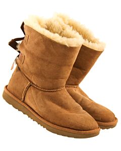 UGG BROWN BOOTS *NO SIZE TAG RUNS LIKE A KIDS 4-5 *EUC SIZE CHILD 4