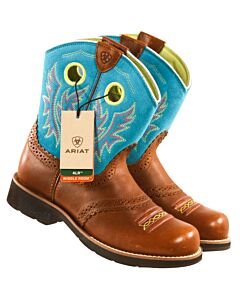 ARIAT BROWN BOOTS  *NWT SIZE CHILD 4