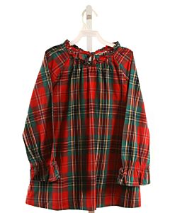 CREWCUTS  RED  PLAID  SHIRT-LS