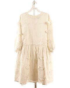 STELLA MCCARTNEY  WHITE   APPLIQUED DRESS