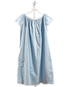 LULLABY SET  LT BLUE    DRESS WITH LACE TRIM