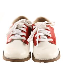 FOOTMATES RED SHOES *THIS ITEM IS GENTLY USED WITH MINOR SIGNS OF WEAR (MINOR SCUFFING) *VGU SIZE TODDLER 7