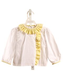 ALICE KATHLEEN  YELLOW    DRESS SHIRT WITH RUFFLE