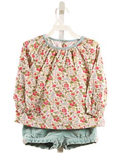 BABY BODEN  HOT PINK  FLORAL  2-PIECE OUTFIT