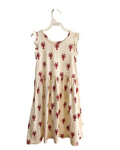 PINK CHICKEN  CREAM    KNIT DRESS