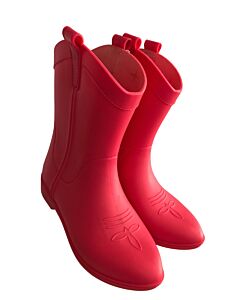 D * R PINK BOOTS RUBBER COWGIRL BOOTS *THIS ITEM IS GENTLY USED WITH MINOR SIGNS OF WEAR (MINOR STAIN COULD POSSIBLY BE WASHED OUT) *EUC SIZE TODDLER 4