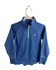 GARB BLUE PULLOVER WITH RUFFLE