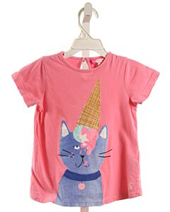 JOULES  PINK   PRINTED DESIGN T-SHIRT