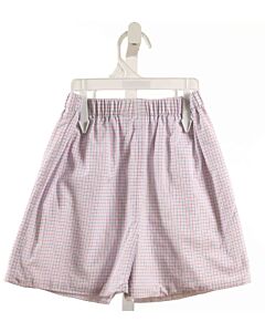 NO TAG  MULTI-COLOR  PLAID  SHORTS