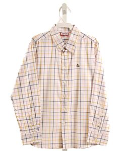 NECK & NECK  MULTI-COLOR  PLAID  DRESS SHIRT
