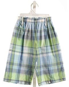 PAPO D'ANJO  MULTI-COLOR  PLAID  SHORTS