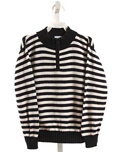 BELLA BLISS  NAVY  STRIPED  PULLOVER