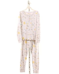 PETIDOUX  WHITE KNIT  PRINTED DESIGN LOUNGEWEAR
