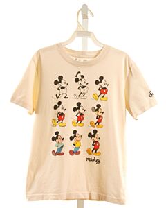 MC2 SAINT BARTH  CREAM   PRINTED DESIGN T-SHIRT