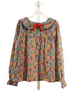 MINI BODEN  MULTI-COLOR  FLORAL  DRESS SHIRT