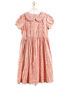 RACHEL RILEY  PINK  FLORAL  DRESS WITH RUFFLE