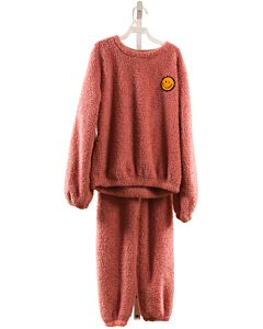 LOLA + THE BOYS  PINK FLEECE   2-PIECE OUTFIT