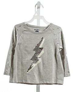 HATLEY  GRAY  SEQUINED KNIT LS SHIRT