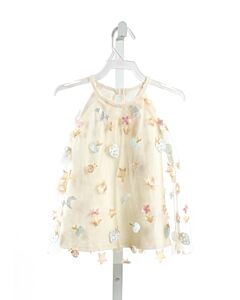 HATLEY  IVORY TULLE  EMBROIDERED PARTY DRESS