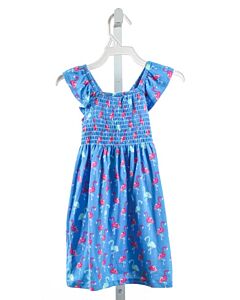 HATLEY  BLUE  SMOCKED KNIT DRESS