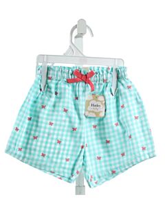 HATLEY  AQUA  GINGHAM  SHORTS