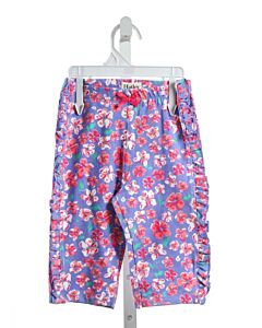 HATLEY  BLUE  FLORAL  SHORTS WITH RUFFLE