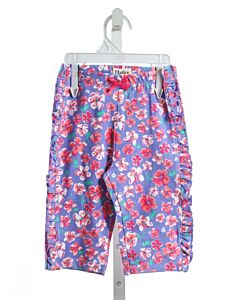 HATLEY  BLUE  FLORAL  SHORTS WITH RUFFLE