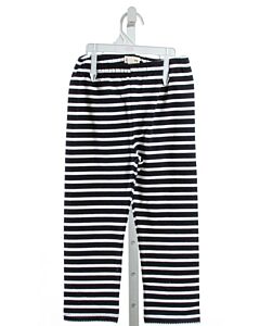 HATLEY  NAVY  STRIPED  LEGGINGS WITH PICOT STITCHING