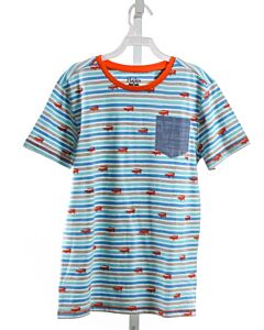 HATLEY  BLUE  STRIPED  KNIT SS SHIRT