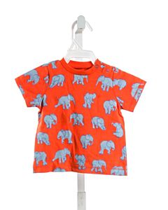 HATLEY  ORANGE  PRINT  KNIT SS SHIRT