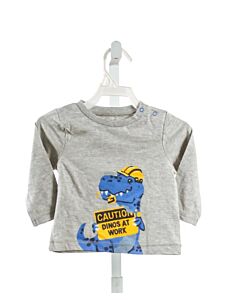 HATLEY  GRAY  PRINTED DESIGN KNIT LS SHIRT