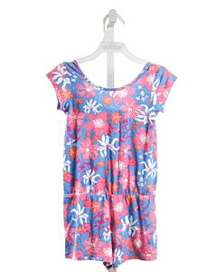 HATLEY  BLUE  FLORAL  KNIT ROMPER