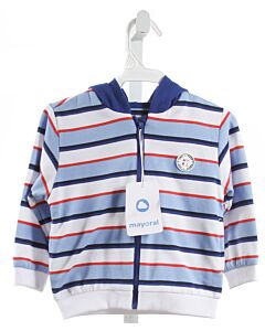 MAYORAL  BLUE  STRIPED  OUTERWEAR