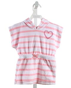 HATLEY  PINK TERRY CLOTH STRIPED  COVER UP