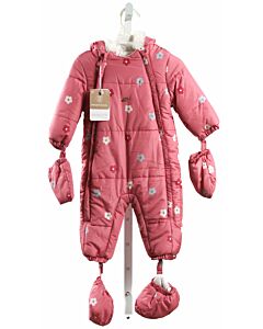 MAYORAL  PINK  FLORAL  SNOWSUIT