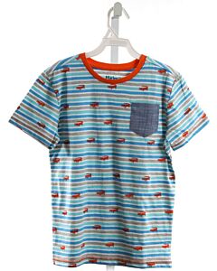 HATLEY  BLUE  STRIPED  KNIT SS SHIRT