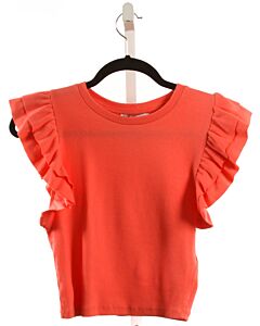 ZARA  HOT PINK    SLEEVELESS SHIRT WITH RUFFLE
