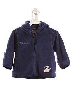 COLUMBIA  BLUE FLEECE  APPLIQUED OUTERWEAR