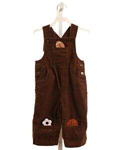 FLORENCE EISEMAN  BROWN CORDUROY  APPLIQUED LONGALL