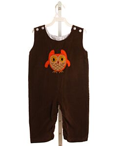 PETIT FRERE  BROWN CORDUROY  APPLIQUED LONGALL