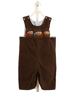 CLAIRE AND CHARLIE  BROWN CORDUROY  SMOCKED LONGALL