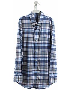 VINEYARD VINES  LT BLUE  PLAID  DRESS SHIRT