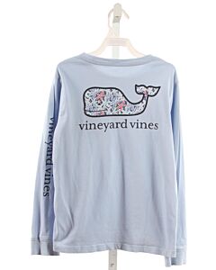 VINEYARD VINES  LT BLUE KNIT   SHIRT-LS