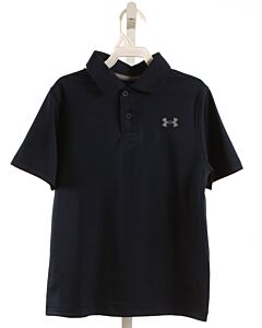 UNDER ARMOUR  NAVY    KNIT SS SHIRT
