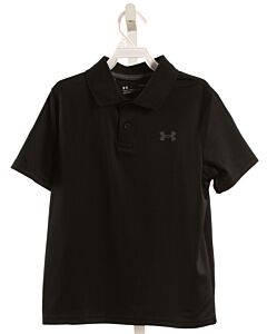 UNDER ARMOUR  BLACK    KNIT SS SHIRT