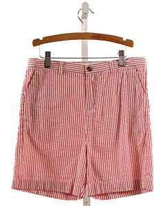 CPC  RED SEERSUCKER STRIPED  SHORTS