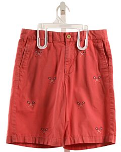 VINEYARD VINES  RED   EMBROIDERED SHORTS